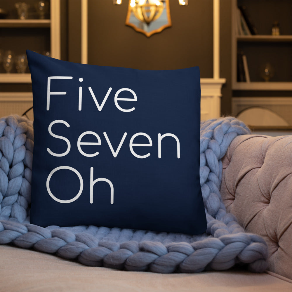 Five Seven Oh Pillow