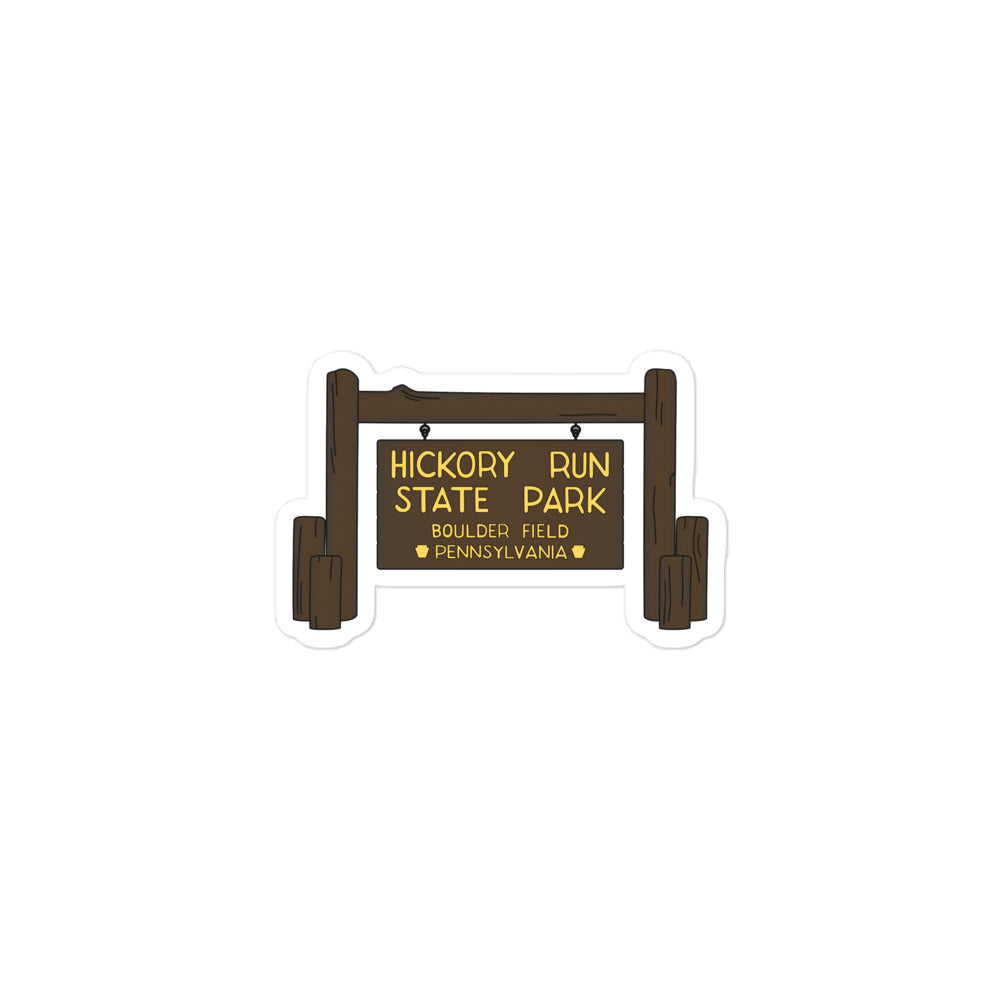 Hickory Run SP Sticker
