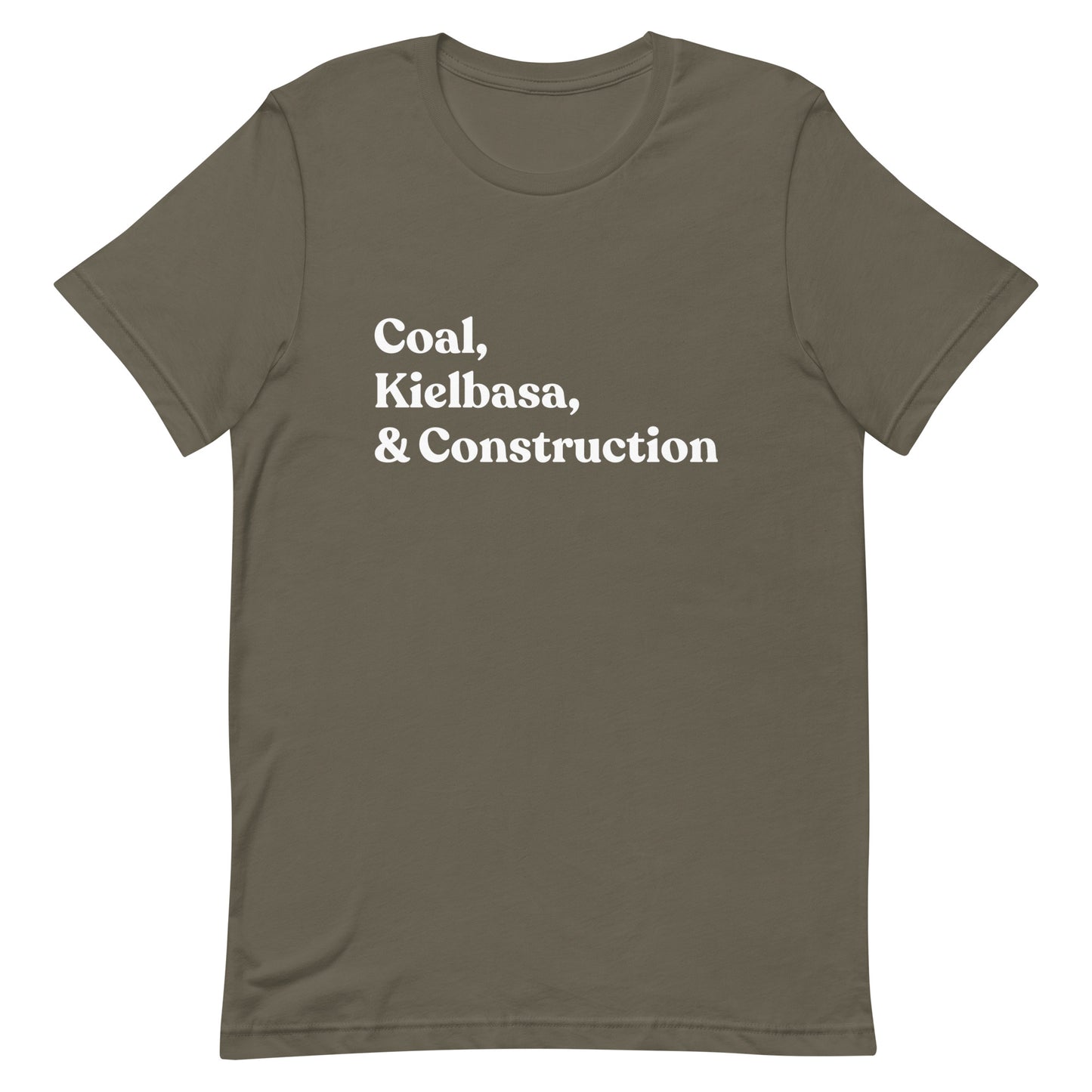 Coal, Kielbasa, & Construction Tee